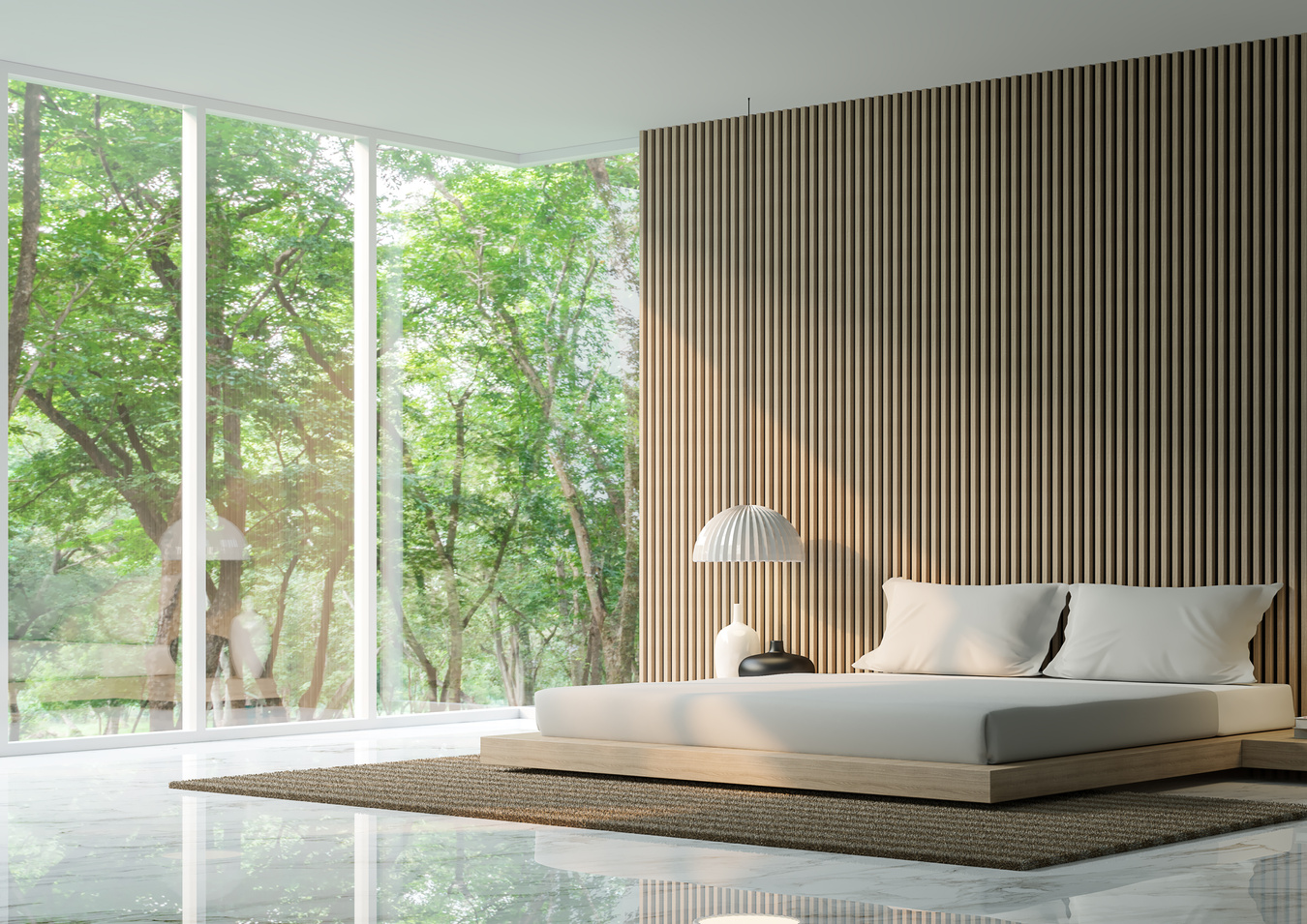 Interior of a Modern Bedroom